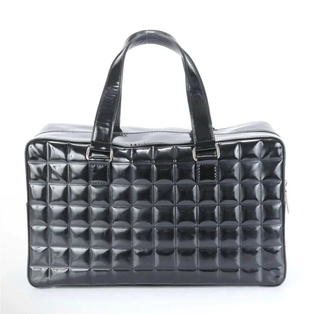 Chanel Patent Chocolate Bar Bag